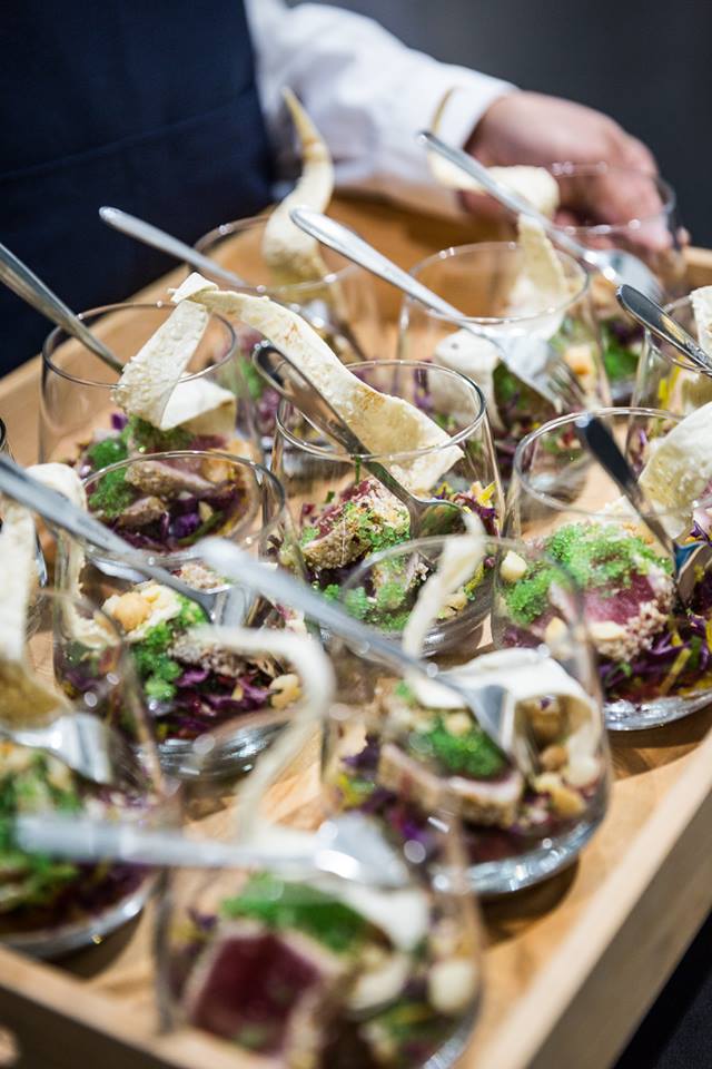Yellow fin tuna verrine